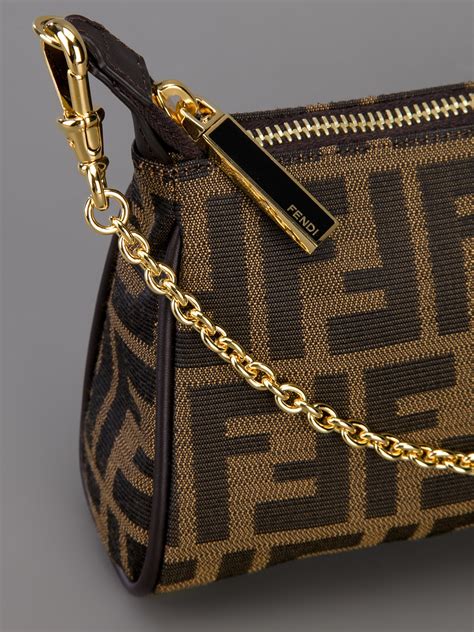 fendi brown belt bag|Fendi shoulder bag brown.